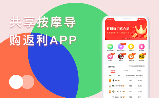 按摩省錢、購物返利的APP